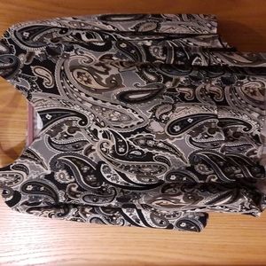 Susan Graver Size L 3/4 sleeve blouse.